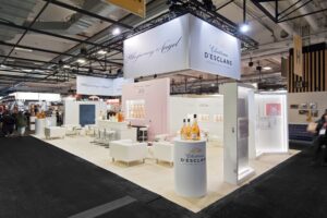 Chateau d'Esclans stand sur mesure Wine Paris vue de face