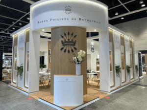 Vinexpo Hong Kong - Baron Philippe de Rothschild stand salon