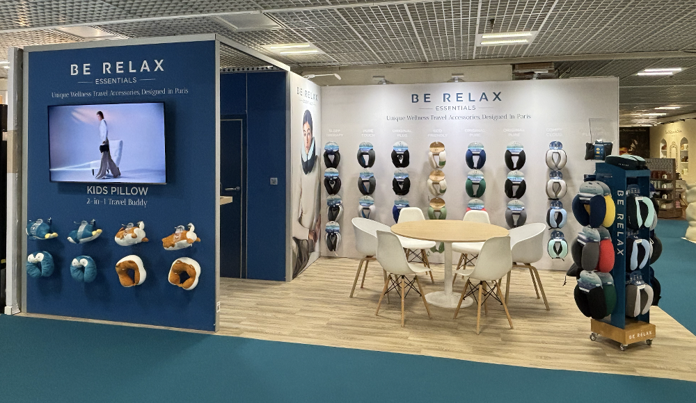 Stand BeRelax sur mesure pour le TFWA Cannes