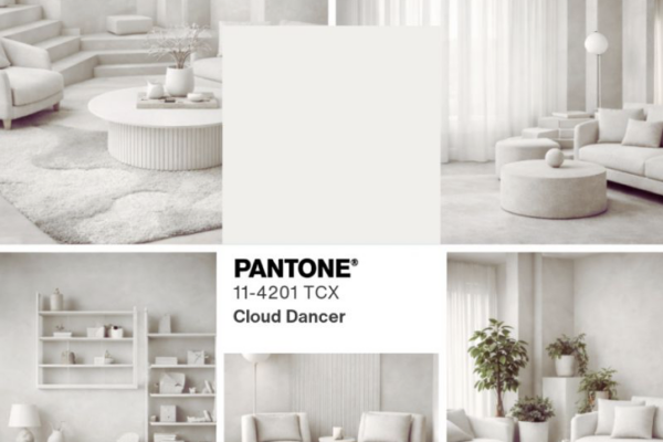 Pantone 2026 Nuage : la tendance couleur qui inspire le design des espaces