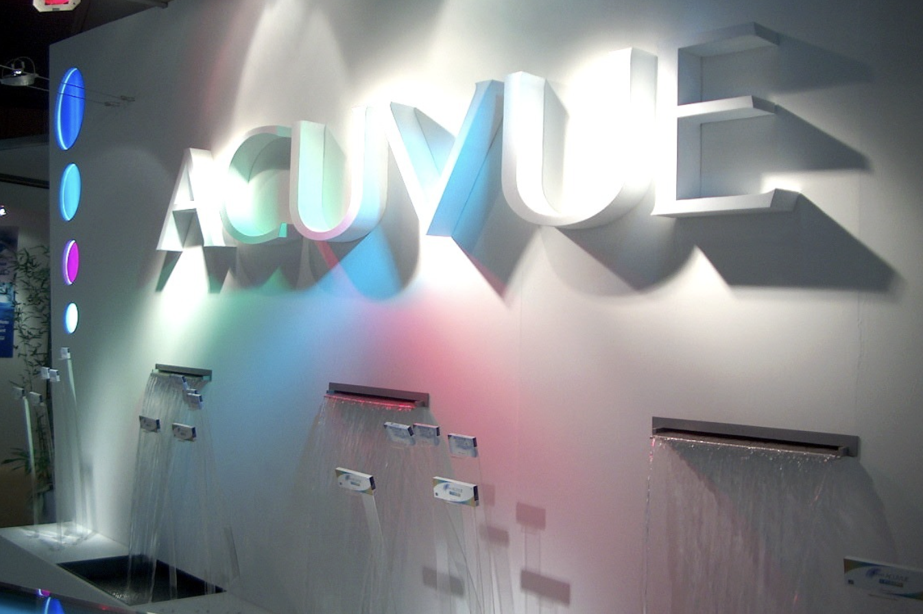 Acuvu stand sur mesure conception et realisation Thems Concept