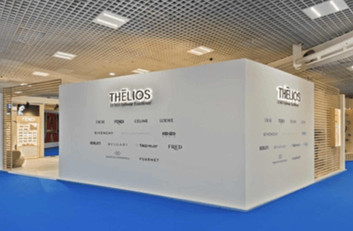 Thélios stand sur mesure realisation Thems Concept