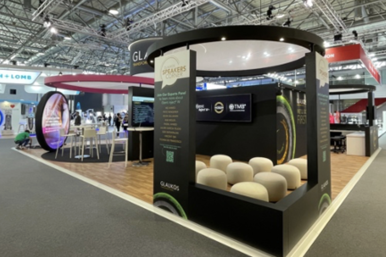 Glaukos stand sur mesure conception realisation Thems Concept