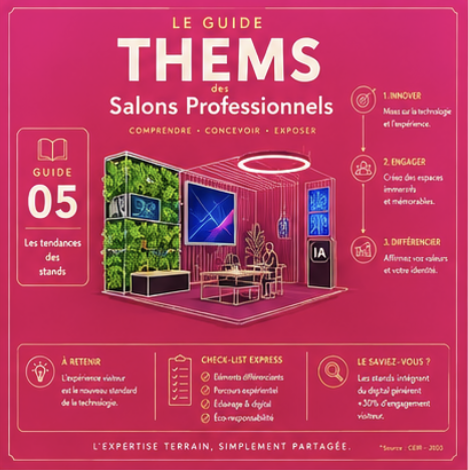 Les tendances des stands d’exposition : ce qui change vraiment dans la conception des stands professionnels