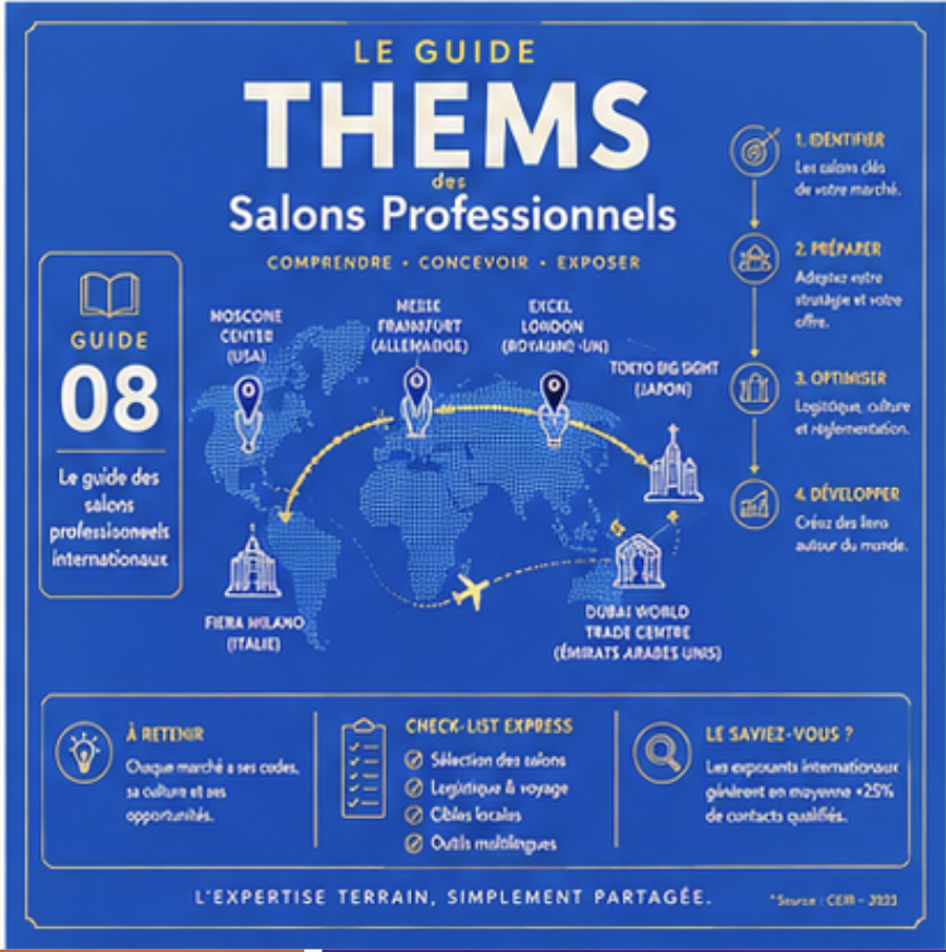 Exposer à l’international : le guide des salons professionnels